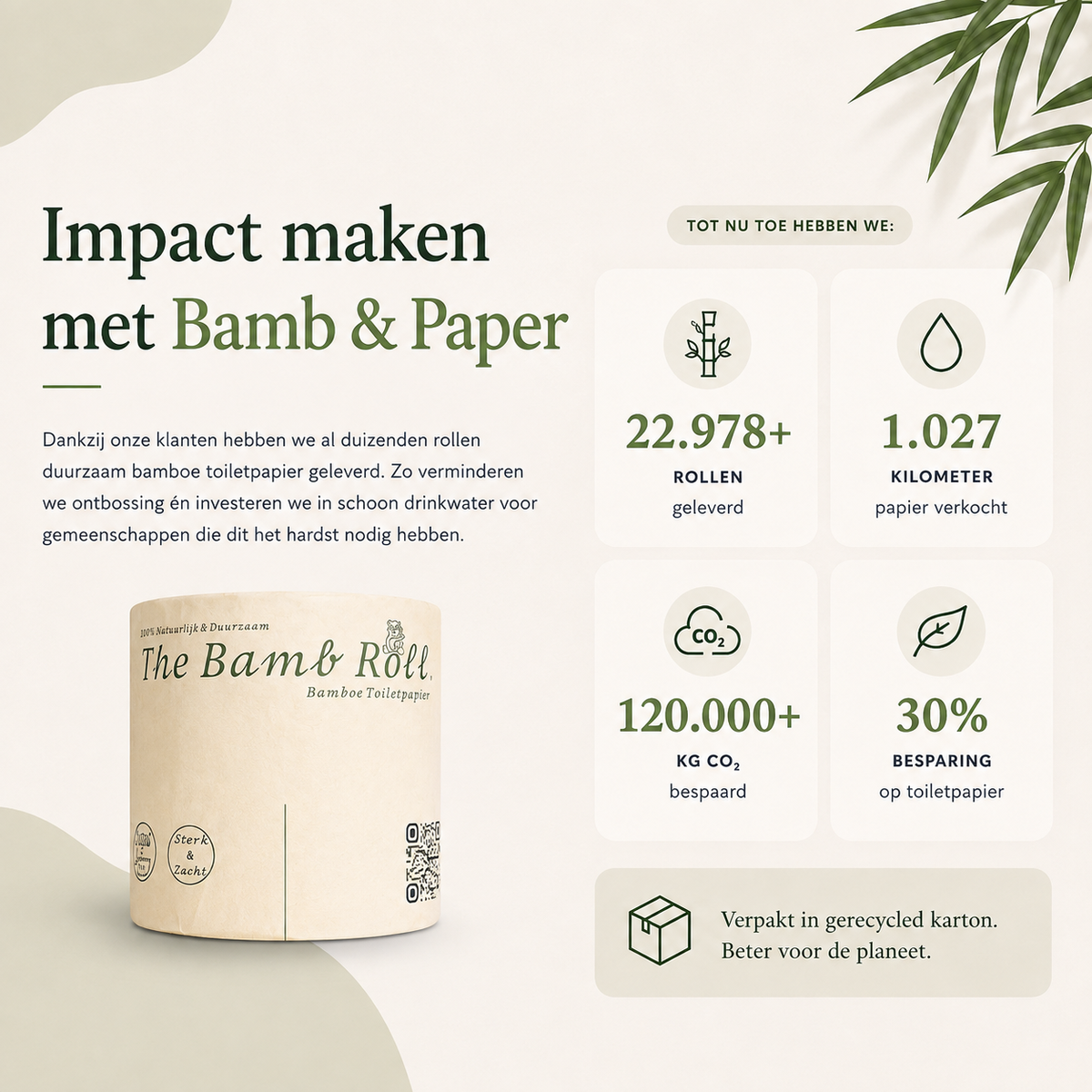 Bamboe Toiletpapier - The Bamb Roll XL