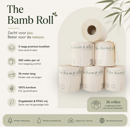 Bamboe Toiletpapier - The Bamb Roll XL