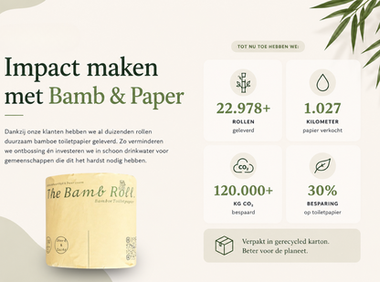 Bamboe Toiletpapier - The Bamb Roll XL
