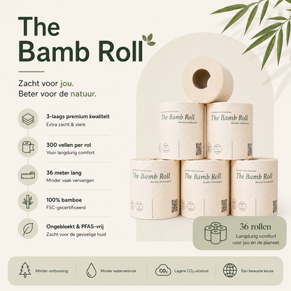 Bamboe Toiletpapier - The Bamb Roll XL